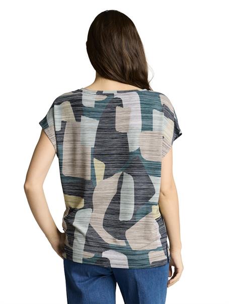 T-Shirt mit Muster big abstract print