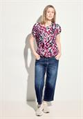 T-Shirt mit Ornament Print bloomy pink