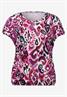 T-Shirt mit Ornament Print bloomy pink