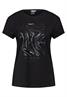 T-Shirt mit Pailetten black