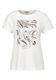 T-Shirt mit Pailetten off white