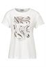 T-Shirt mit Pailetten off white