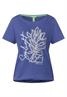T-Shirt mit Partprint lake blue