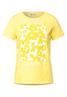 T-Shirt mit Partprint merry yellow
