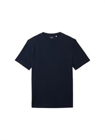 T-Shirt mit Piqué Struktur sky captain blue