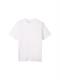 T-Shirt mit Piqué Struktur white