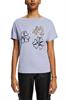 T-Shirt mit Print auf der Vorderseite light blue lavender