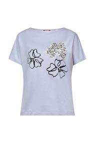 T-Shirt mit Print auf der Vorderseite light blue lavender