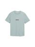 T-Shirt mit Print aus Baumwolle light ice blue