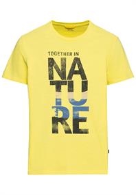T-Shirt mit Print aus nachhaltigem Organic Cotton lemon grass