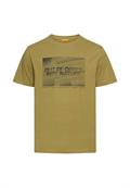 T-Shirt mit Print aus nachhaltigem Organic Cotton mosstone