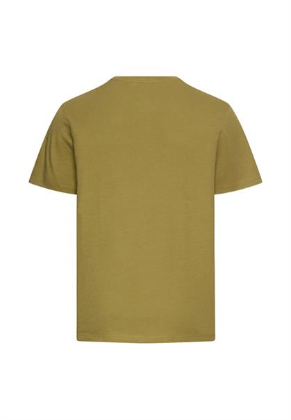 T-Shirt mit Print aus nachhaltigem Organic Cotton mosstone