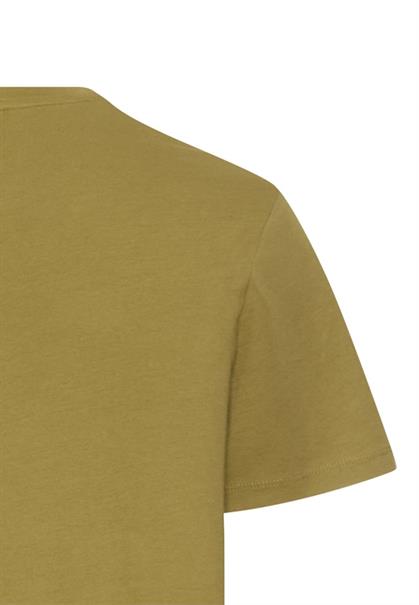 T-Shirt mit Print aus nachhaltigem Organic Cotton mosstone