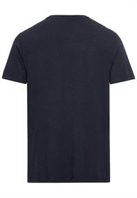 T-Shirt mit Print aus nachhaltigem Organic Cotton night blue1