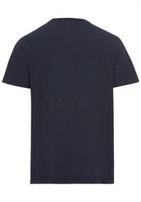 T-Shirt mit Print aus nachhaltigem Organic Cotton night blue2