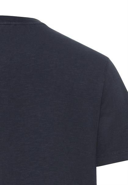 T-Shirt mit Print aus nachhaltigem Organic Cotton night blue2