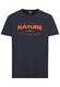 T-Shirt mit Print aus nachhaltigem Organic Cotton night blue2