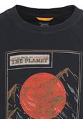 T-Shirt mit Print aus nachhaltigem Organic Cotton night blue