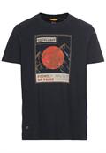T-Shirt mit Print aus nachhaltigem Organic Cotton night blue