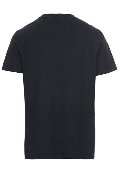 T-Shirt mit Print aus nachhaltigem Organic Cotton night blue
