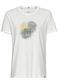 T-Shirt mit Print aus nachhaltigem Organic Cotton placement cloud
