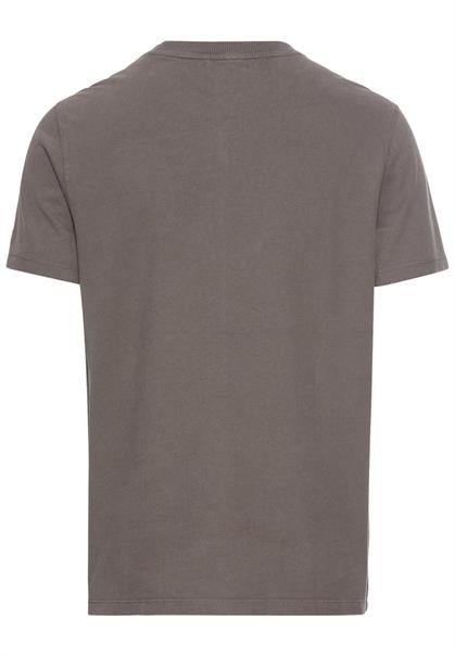 T-Shirt mit Print aus nachhaltigem Organic Cotton rock grey