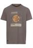 T-Shirt mit Print aus nachhaltigem Organic Cotton rock grey