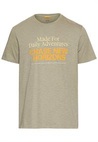 T-Shirt mit Print aus Organic Cotton khaki