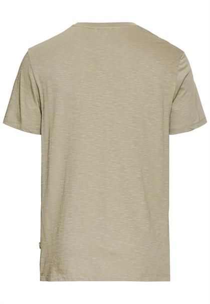 T-Shirt mit Print aus Organic Cotton khaki