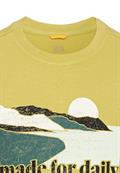 T-Shirt mit Print aus Organic Cotton moss