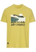 T-Shirt mit Print aus Organic Cotton moss