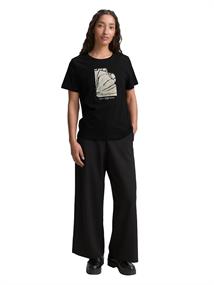 T-Shirt mit Print black