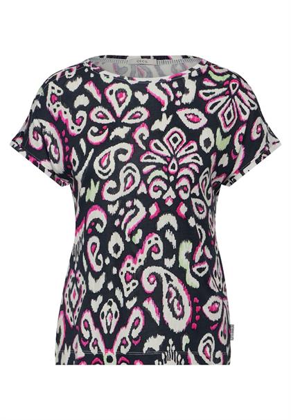 T-Shirt mit Print black