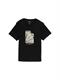 T-Shirt mit Print black