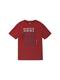 T-Shirt mit Print burgundy dark red