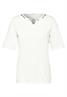 T-Shirt mit Print Detail vanilla white