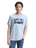 T-Shirt mit Print light powder blue