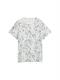 T-Shirt mit Print multicolor white dot structure