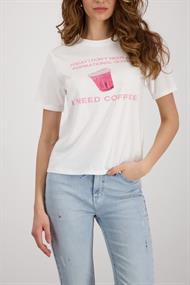 T-Shirt mit Print off-white