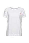 T-Shirt mit Print, Organic Cotton white 2