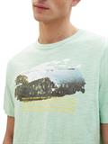 T-Shirt mit Print paradise mint
