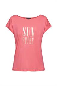 T-Shirt mit Print pink fuchsia