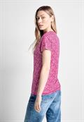 T-Shirt mit Print pink sorbet