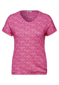 T-Shirt mit Print pink sorbet