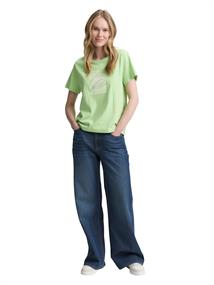 T-Shirt mit Print pistachio green