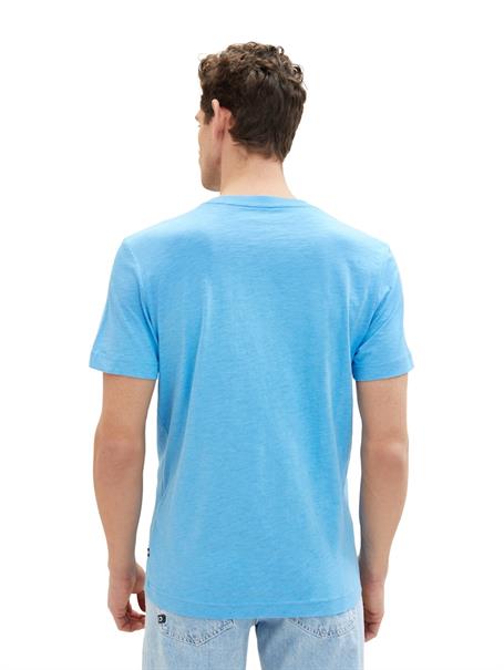 T-Shirt mit Print rainy sky blue