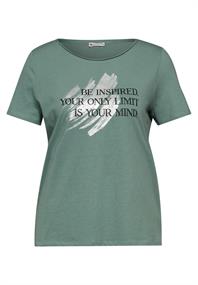 T-Shirt mit Print seafoam green