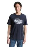 T-Shirt mit Print sky captain blue