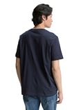 T-Shirt mit Print sky captain blue