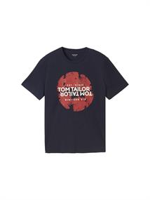 T-Shirt mit Print sky captain blue